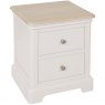 Elmham 2 Drawer Bedside / GREY MIST