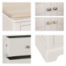 2 Drawer Bedside / GREY MIST