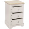 3 Drawer Bedside / GREY MIST