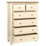 Thetford 2 Over 4 Chest / Ivory