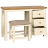 Thetford Dressing Table + Stool / Ivory