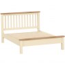 Thetford Double 4'6 Slatted Bedstead With Cap Top / Ivory