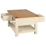 Thetford Dining Collection Coffee Table With 2 Drawers IVORY