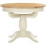 Thetford Dining Collection Round Extending Pedestal Table (100-135cm) IVORY