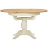 Thetford Dining Collection Round Extending Pedestal Table (100-135cm) IVORY