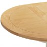 Thetford Dining Collection Round Extending Pedestal Table (100-135cm) IVORY