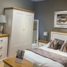 TCH Furniture TCH Coelo 2 Door Wardrobe 2 x Bedside 1 x 4 Drawer Chest 1 x Double Panel Bedframe In Ice White and