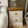 TCH Furniture TCH Coelo 2 Door Wardrobe 2 x Bedside 1 x 4 Drawer Chest 1 x Double Panel Bedframe In Ice White and