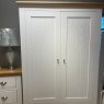 TCH Furniture TCH Coelo 2 Door Wardrobe 2 x Bedside 1 x 4 Drawer Chest 1 x Double Panel Bedframe In Ice White and