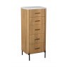 Vogue 5 Drawer Tall Chest