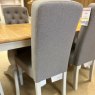 TCH Furniture Cromwell Oval Extending Dining Table & 6 Button Back Dining Chairs