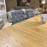 TCH Furniture Cromwell Oval Extending Dining Table & 6 Button Back Dining Chairs