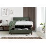 Corsa 150cm Ottoman Storage Bed Winter Moss Green Vogue Fabric