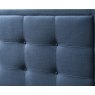 Deco Small Double Bedstead Bolero Blue Steel Fabric