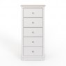 Kentwell Oak Top 5 Drawer Wellington Chest - Soft Close Drawers