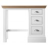 Burford Oak Top Single Pedestal Dressing Table