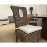 Pair of Wicker Dining Chairs