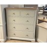 Elham Collection 1 x Gents Wardrobe 1 x 2 Over 2 Drawer 2 x 2 Drawer Bedside Chest