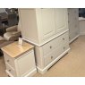 Elham Collection 1 x Gents Wardrobe 1 x 2 Over 2 Drawer 2 x 2 Drawer Bedside Chest