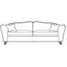 Parker Knoll Harriet Grand Sofa - Standard  Back Cushions -A Grade Fabric