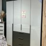 Modular Display 1 x 200cm 4 Door Wardrobe 1 x 6 Drawer Chest (40cm Wide)